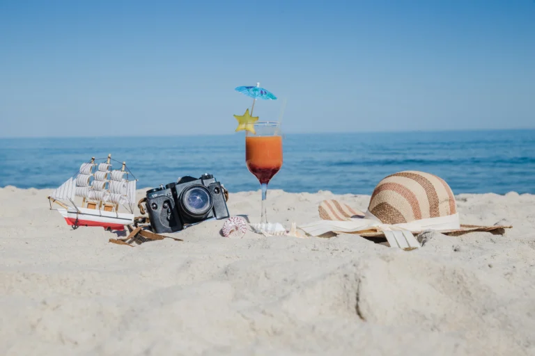 arrangement tropical beach